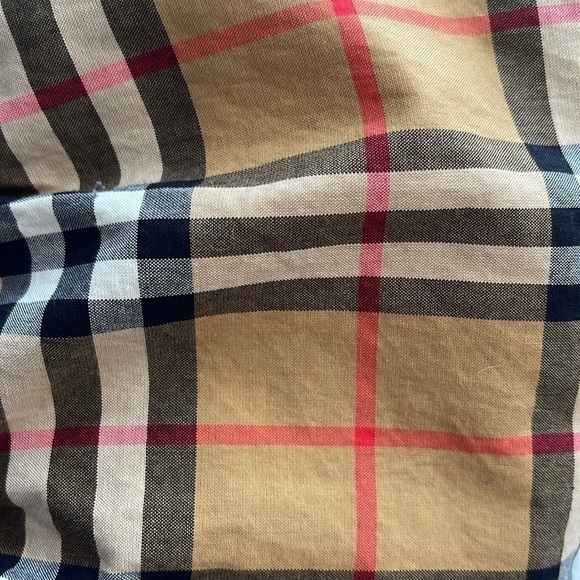 Burberry Children’s dress in white and plaid size 10 youth - Picture 8 of 9